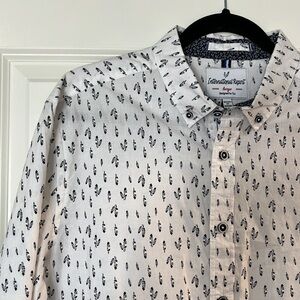 Men’s international report button down shirt